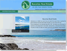 Tablet Screenshot of buceriasrealestate.com